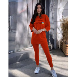 Костюм жіночий двухнитка Ameli корал 69-08