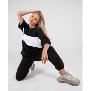Костюм жіночий двунитка Ameli чорний 91-01